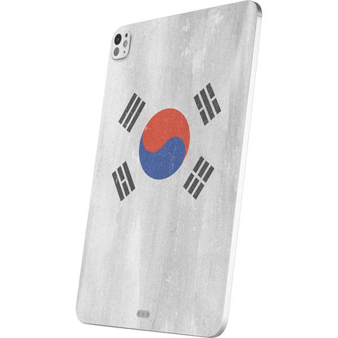 South Korean Flag Distressed iPad Pro 13in M4 (2024) Skin